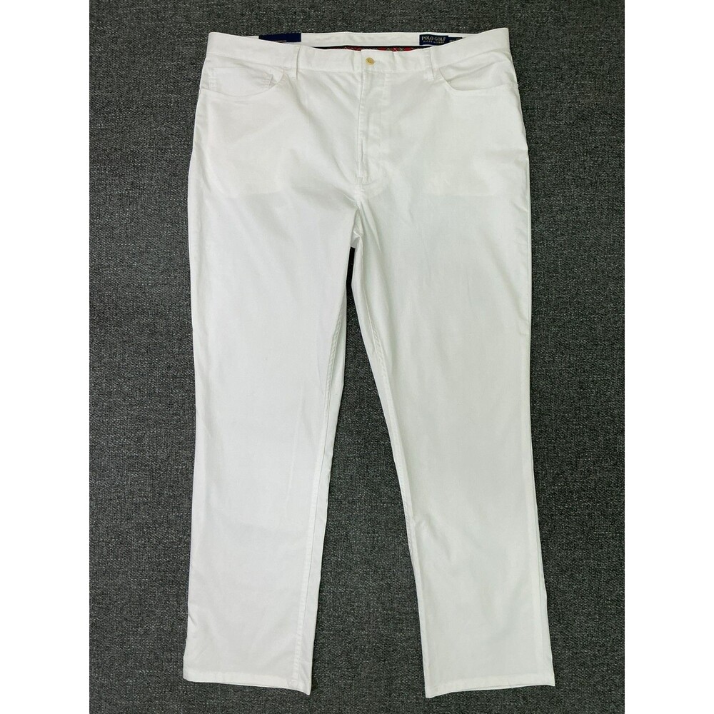 Polo Golf Ralph Lauren Mens Golf Pants Size 40x32 White Tailored Fit  NWT Preppy